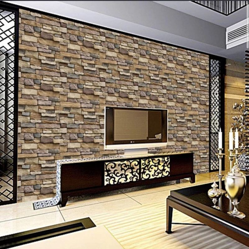 TERBARU WALLPAPER BATU ALAM  Dinding Sticker Dinding Batu Alam 3D