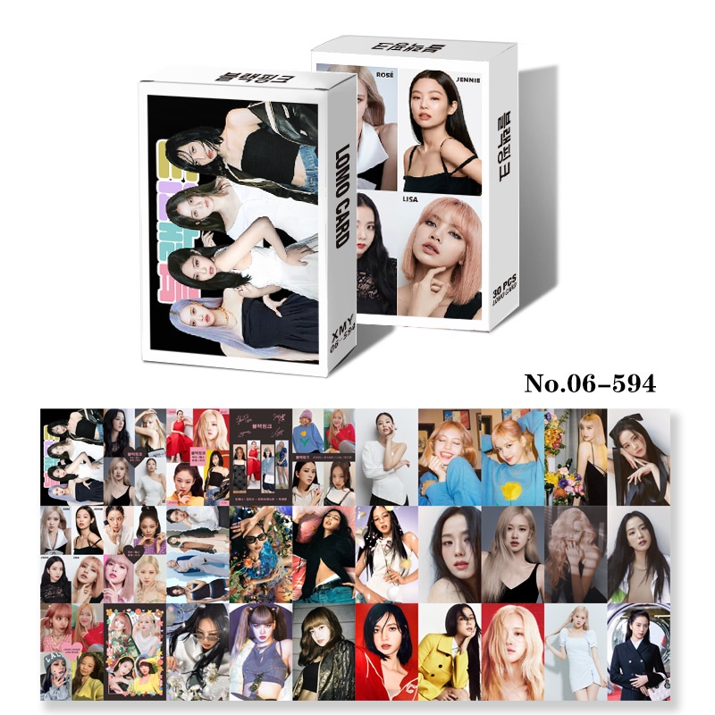 30 Pcs / Box Kartu Lomo Foto BTS 2022 BLACKPINK Album Gidle