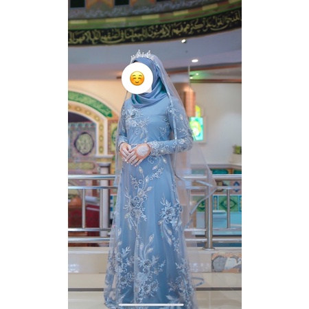 Preloved baju akad nikah | wedding dress | baju nikah melayu | baju kurung melayu | teluk belanga