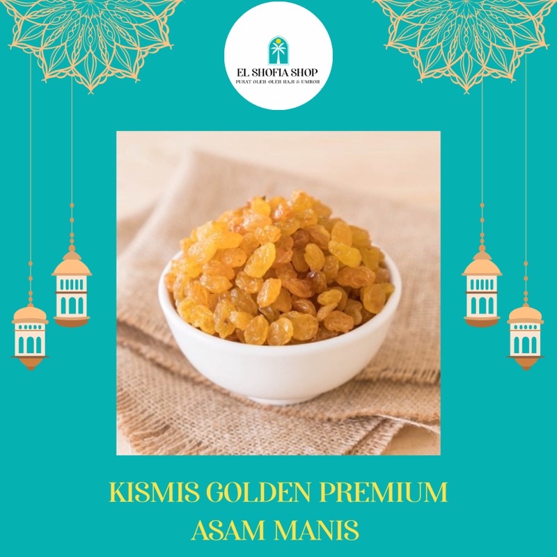 Kismis Golden Premium Asam Manis | Kismis Haji Umroh