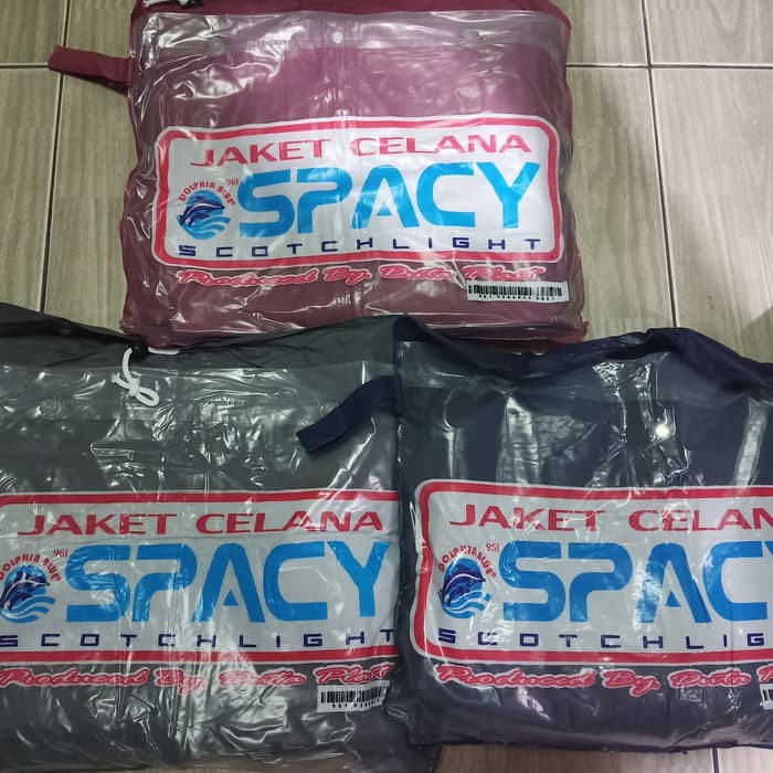 JAS HUJAN SETELAN DOLPHIN BLUE SPACY