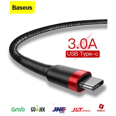 Baseus Kabel Data Type-C Cafule Cable For Type-C Quick Charge 3a 1m