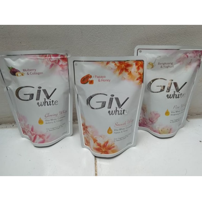 Sabun Cair Giv White Pouch 250ml