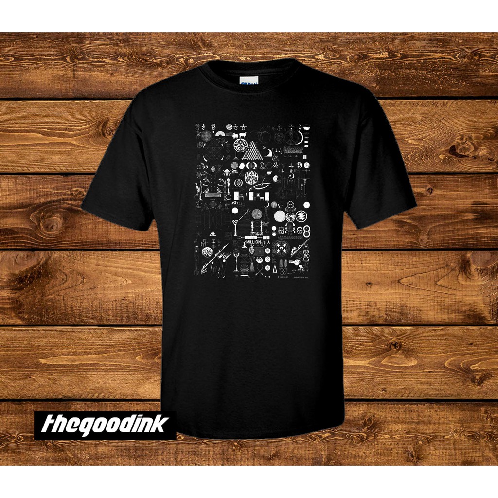 Kaos Bon Iver - A Million 2 - Original Gildan Tshirt DTG