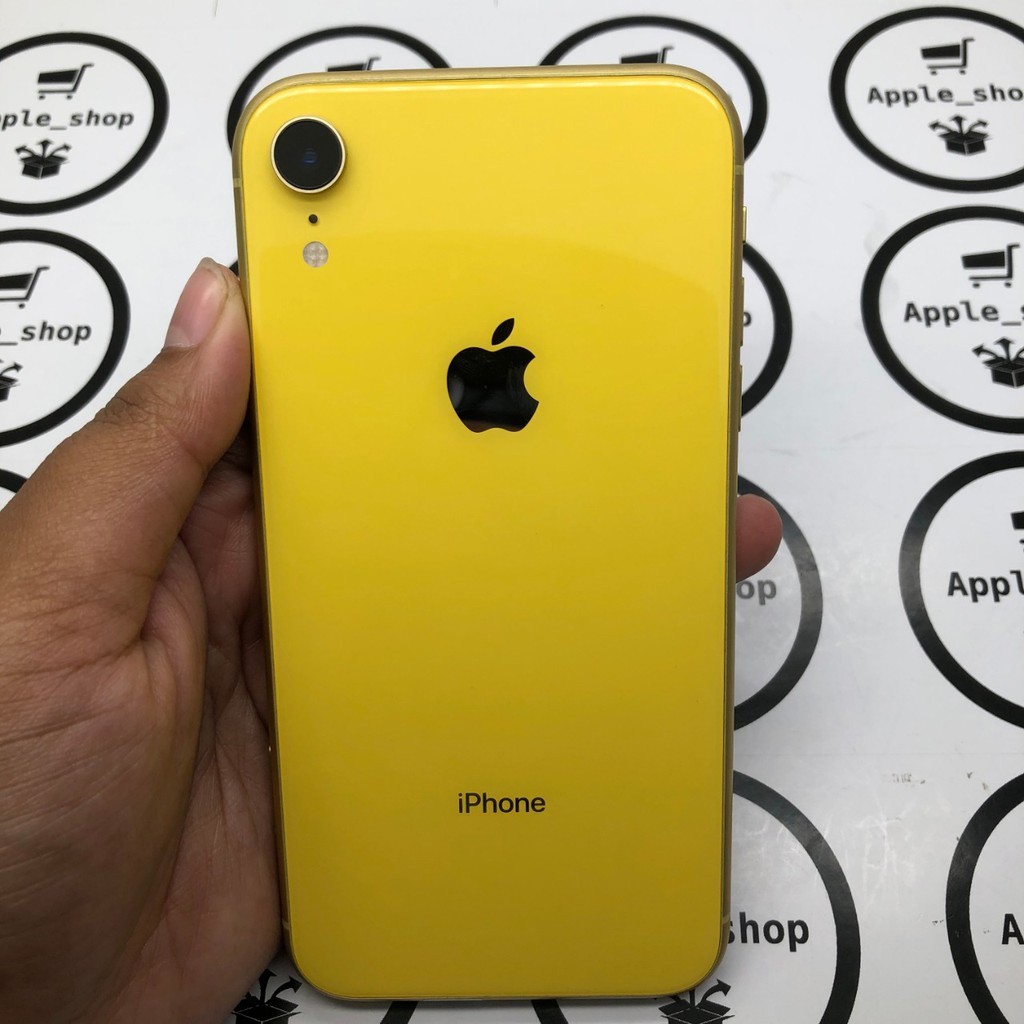 iphone xr 64gb yellow fullset Lcd Original Mulus Original Bukan Refurbish / Rekondisi