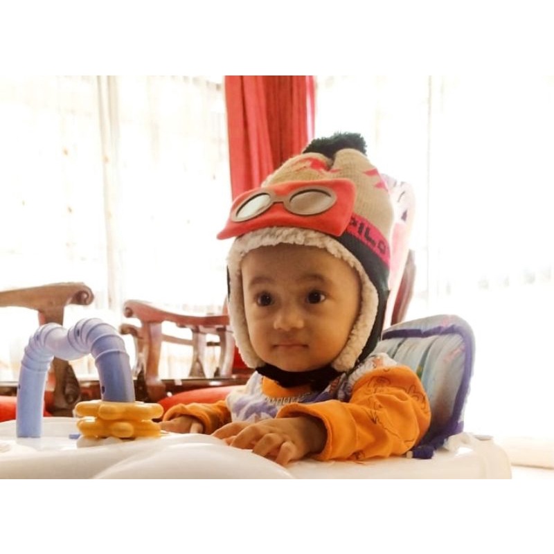 topi pilot anak 0-2thn