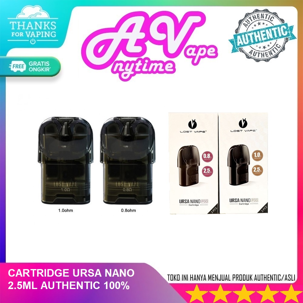 Cartridge CT Ursa Baby Ursa Nano Ursa Nano Pro Ursa Baby Pro Asli