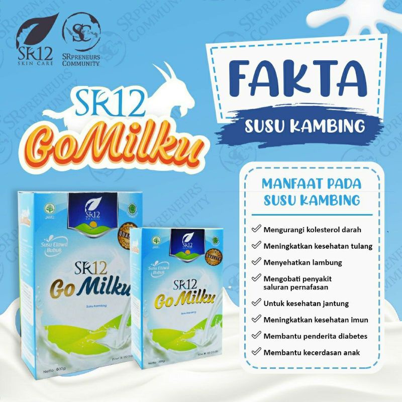 

GOMILKU SUSU KAMBING ETAWA SR12 200gr