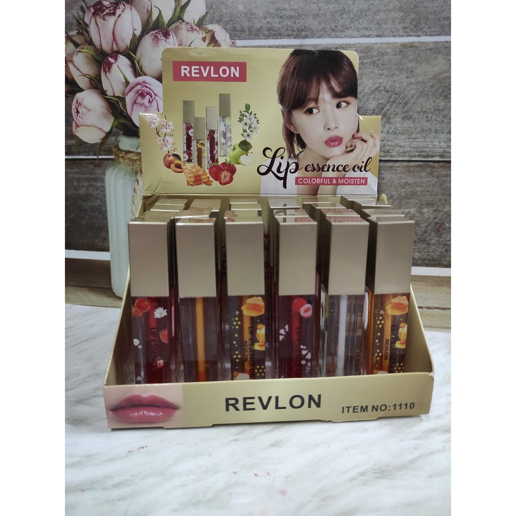 ( 6 PCS ) LIP TINT ESSENCE OIL REVLON 1110