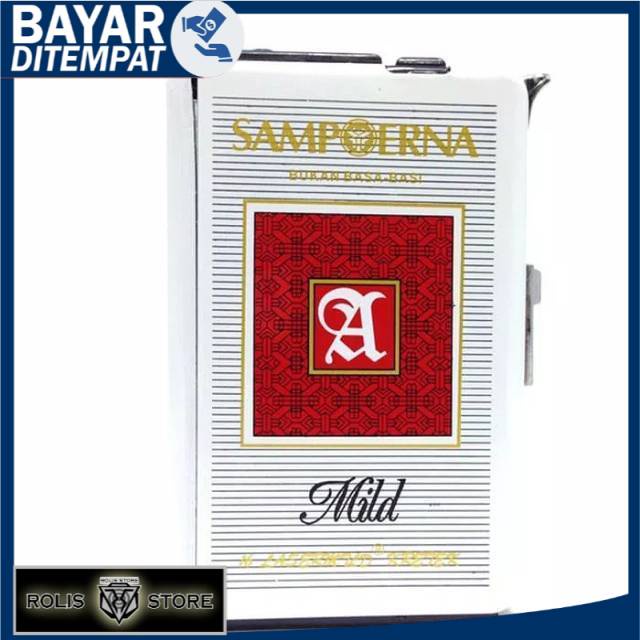 Kotak Rokok Tempat Rokok Sampoerna Mild + Korek api bara