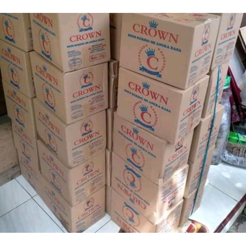 Soes coklat CROWN 1 dus isi 2 kg