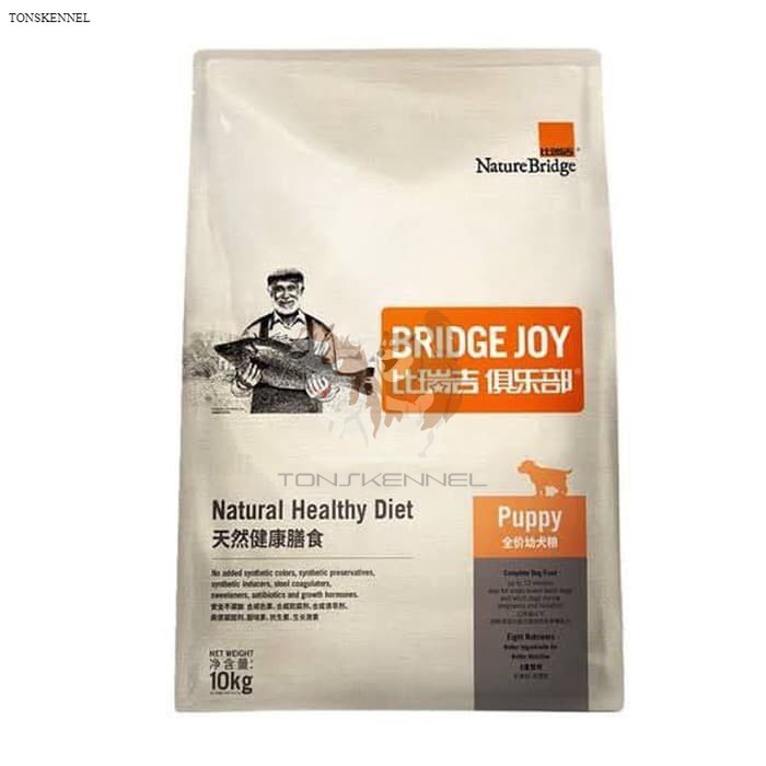 Nature Bridge Joy Puppy Dog 10kg / Makanan Anak Anjing Kering Dogfood Dog Food Bridgejoy