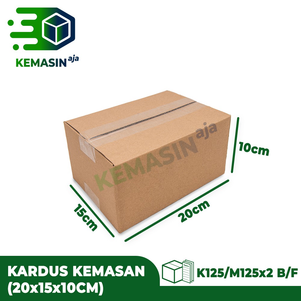 

Box Kardus Polos / Packaging Serbaguna Dimensi 20x15x10 cm