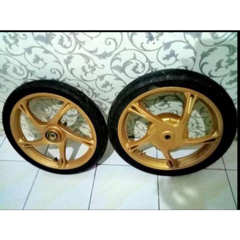 Velg yamaha mio sporty/smile plus ban second original