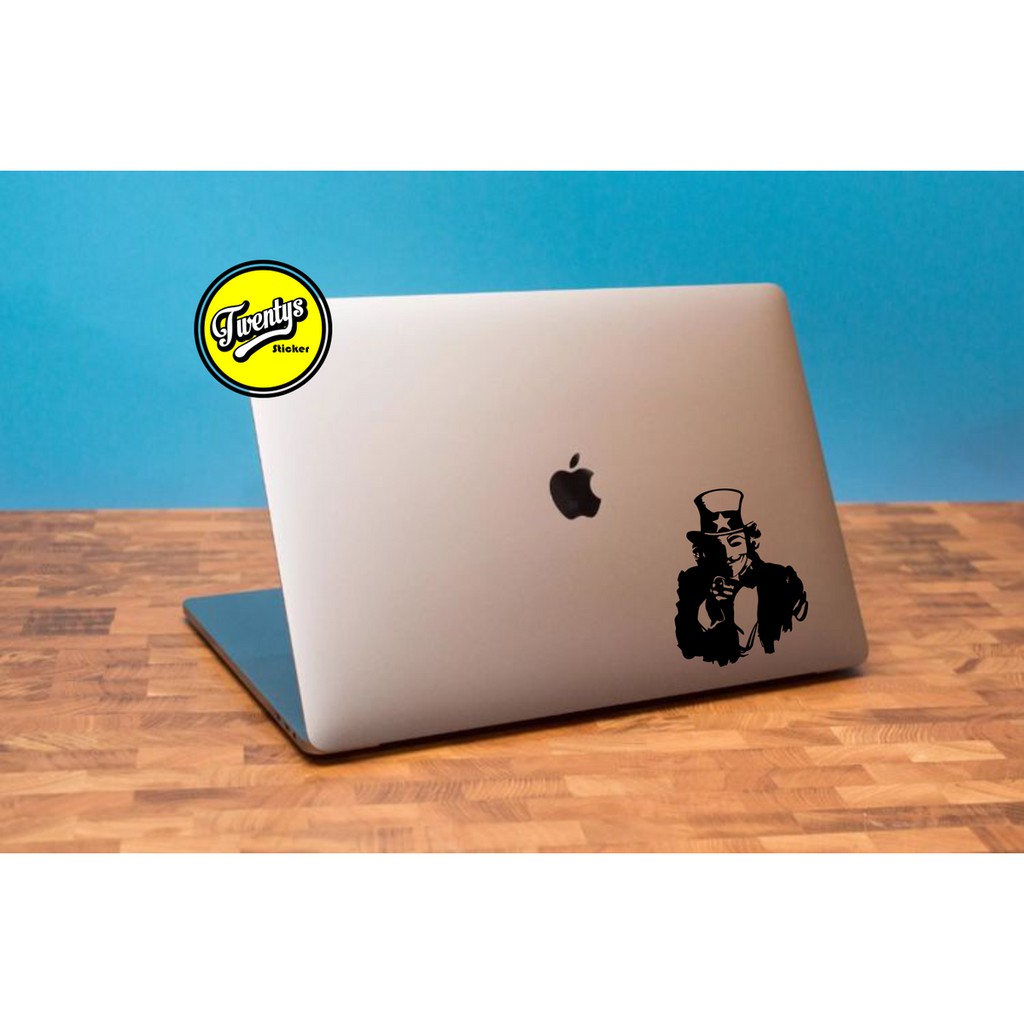 LAPTOP DECAL ANONYMOUS HACKER LAPTOP STICKER