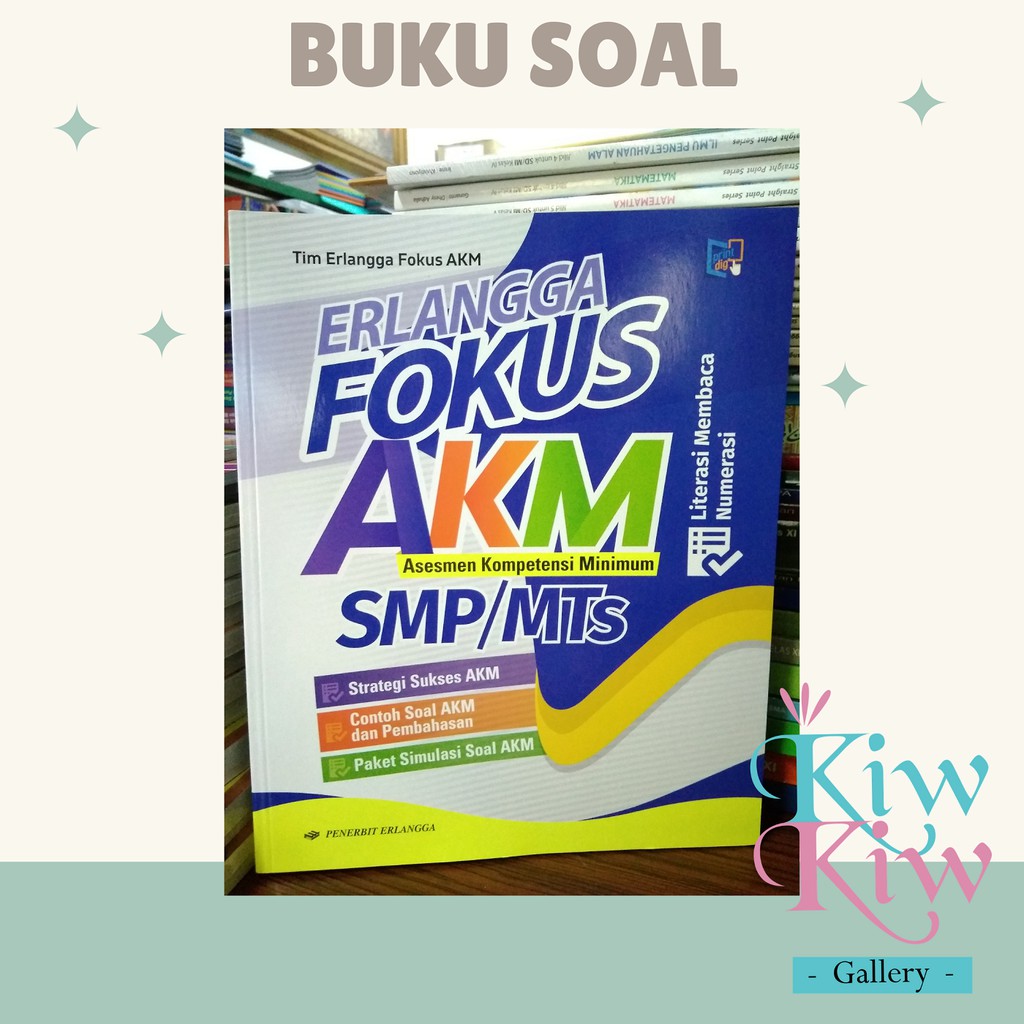 Jual Buku Erlangga Fokus AKM SMP MTS - Penerbit Erlangga | Shopee Indonesia