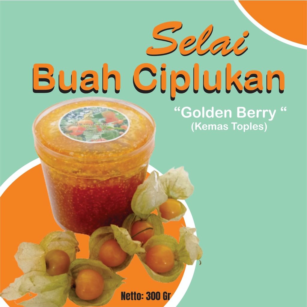 

selai ciplukan kemasan toples 300 gram