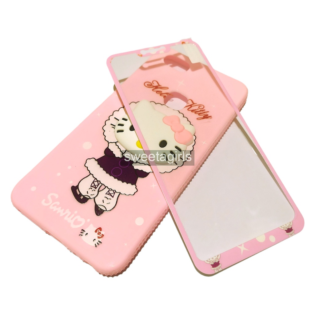 Casing Silikon Jelly Lucu dengan Antigores untuk Vivo Y83 (vivo 1802)  - Boneka Karakter Timbul - sweetacase.id - Softcase / COD / Casing Terbaru - Karakter Lucu - Casing Imut - Kesing Hits - Case Gemoy - Kesing - Aesthetic Stitch - Doraemon