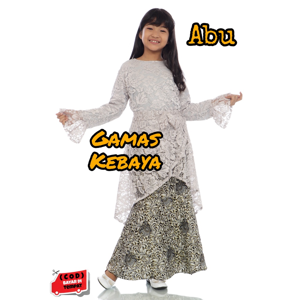 KEBAYA ANAK TERLARIS/KEBAYA ANAK TUNIK BELAH BROKAT TANGAN PANJANG/KEBAYA ANAK MODERN TERBARU