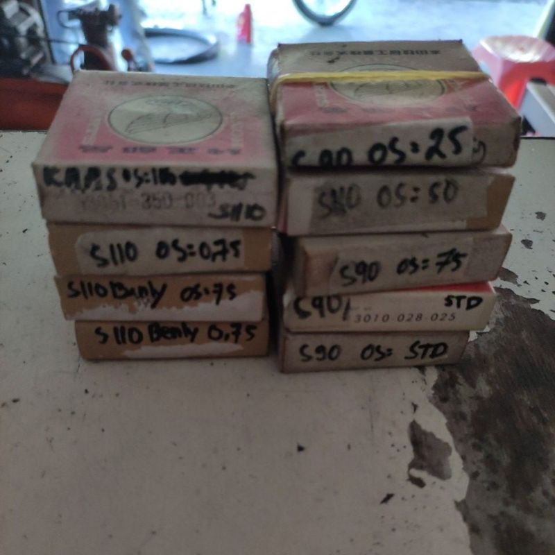 ring piston honda S110 Benly