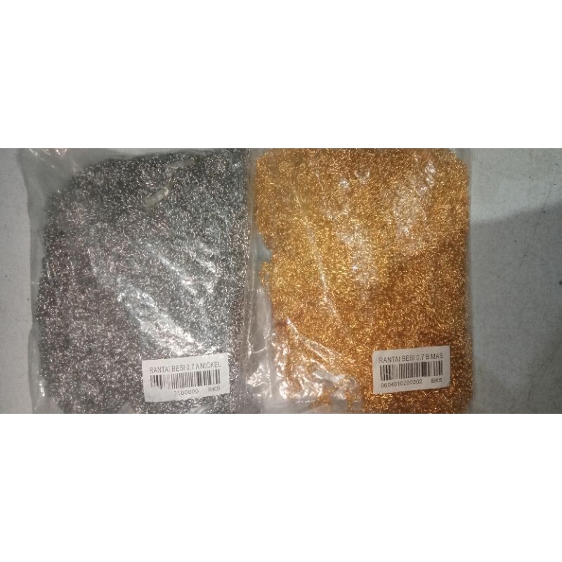 

[per bungkus] rantai besi UK 0,7mm