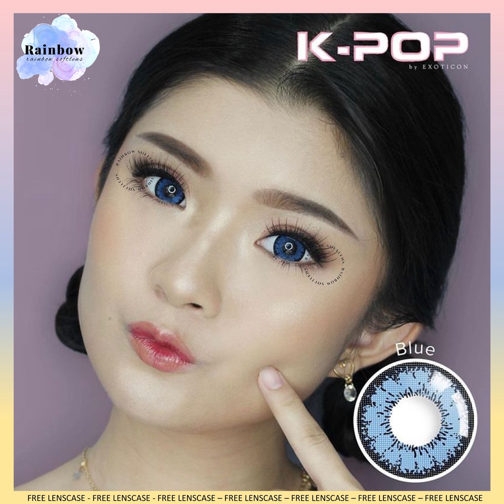 [COD] SOFTLENS X2 KPOP NORMAL &amp; MINUS (-0.50 SD -3.00) BIG EYES DIA 16MM FREE LENSCASE