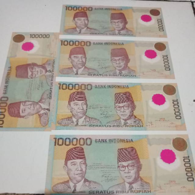 Uang lama pecahan 100.000