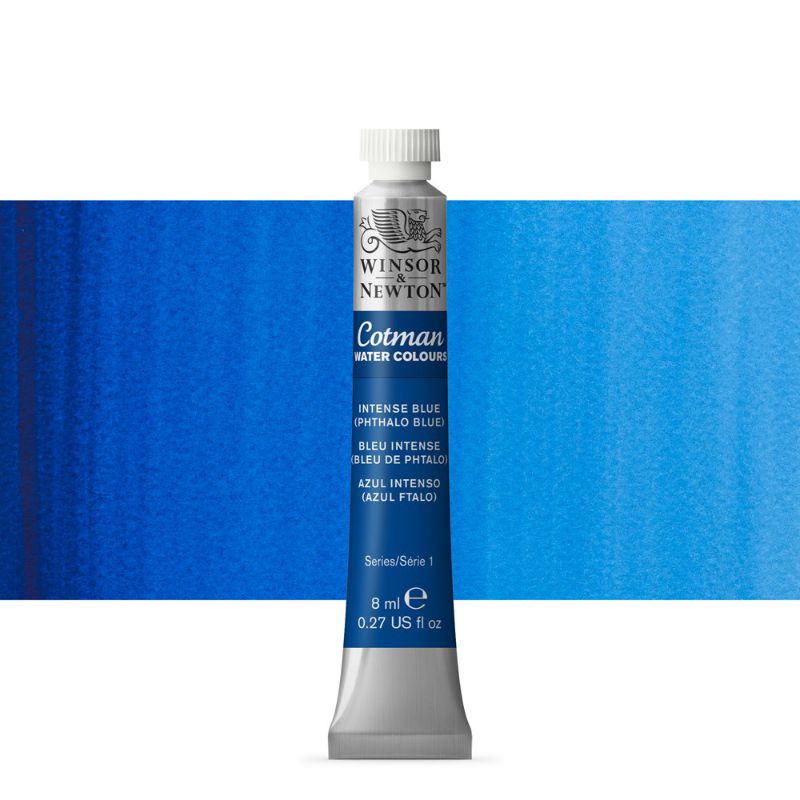 

CAT AIR COTMAN WATER COLOUR TUBE 8 ML INTENSE BLUE ( PHTHALO BLUE ) WINSOR & NEWTON