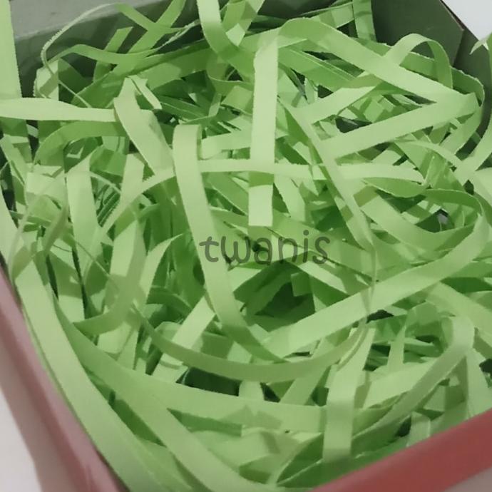 

Sale!!! Shredded Paper Kertas Cacah Serut Potong Alas Kado Hijau Isi 50 Gram - Paling Diminati
