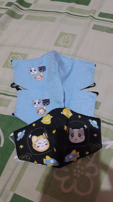 Masker Bordir Dua Lapis Ada Tempat Tisu (22x13cm)