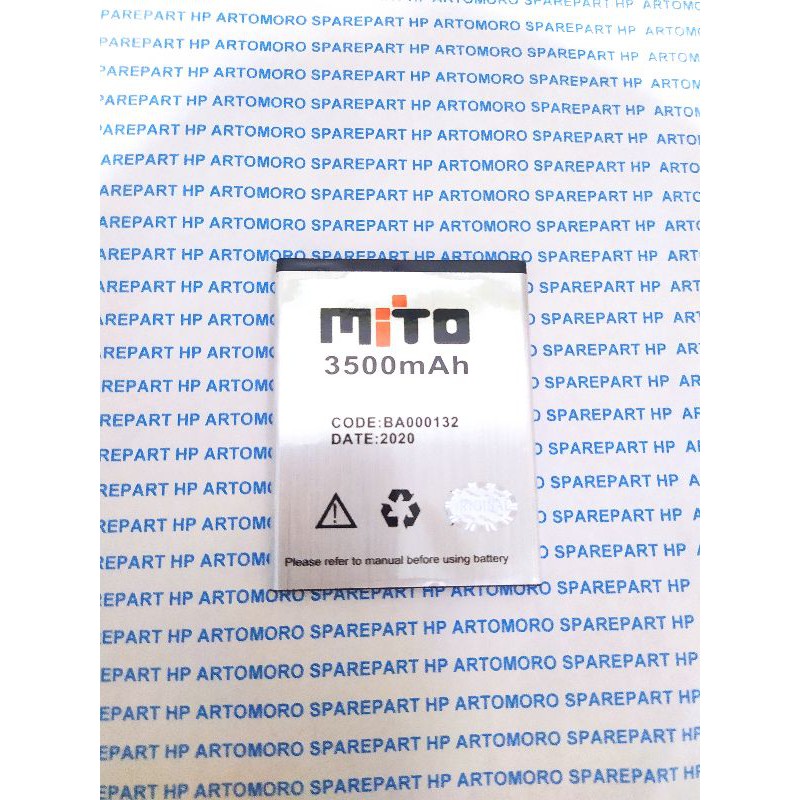 BATERAI BATRE BATTERY MITO BA000132 MITO A880 MITO A990