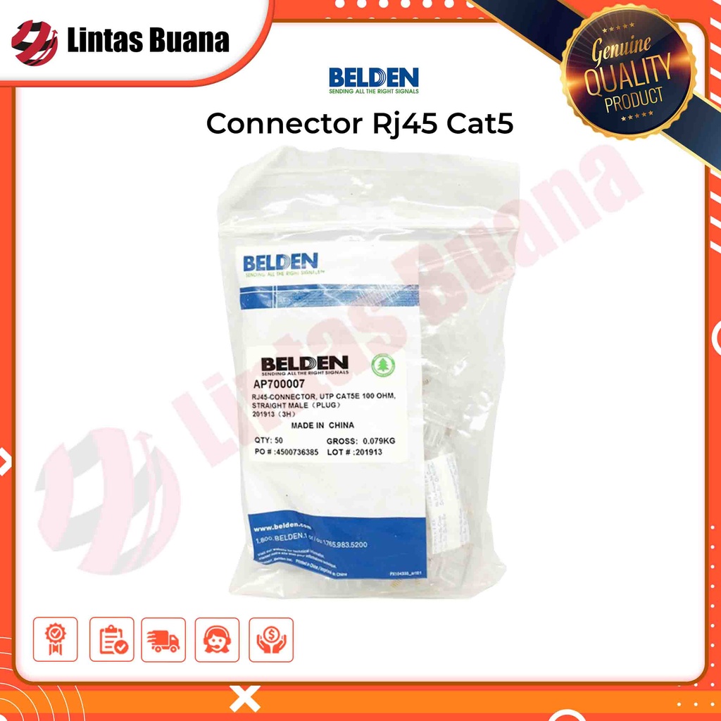 BELDEN Konektor Connector Rj45 Cat5 - ORIGINAL
