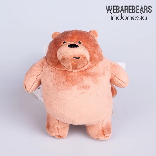 We bare bears keychain gantungan kunci mobil rumah boneka teddy beruang grizz panda