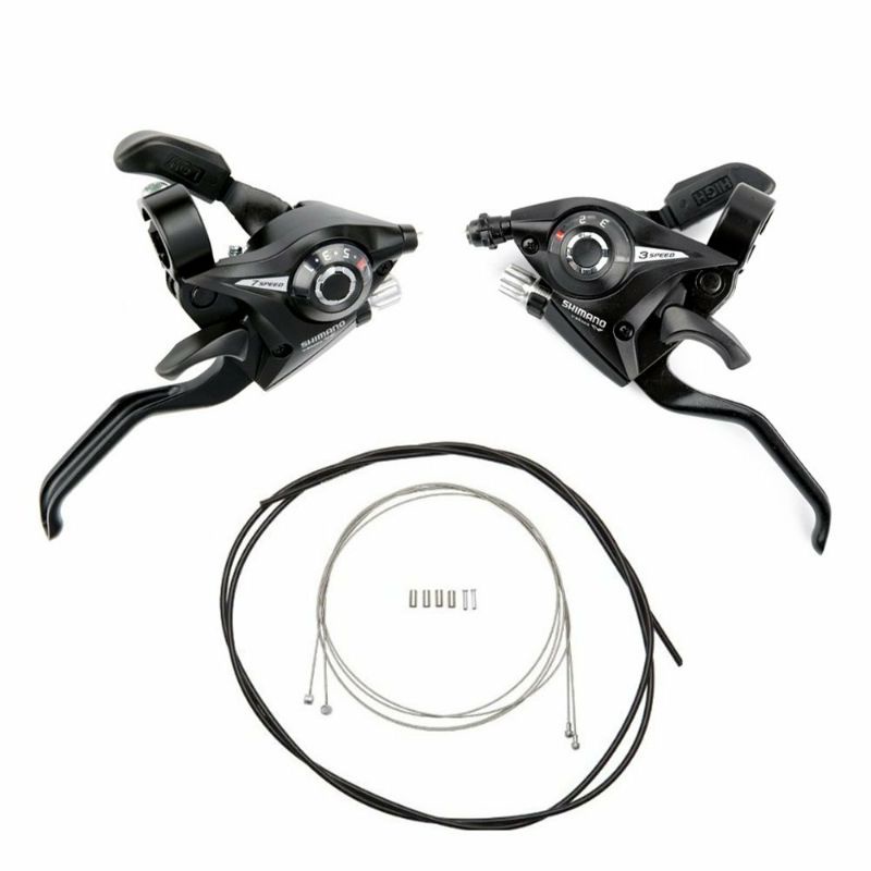 SHIFTER SHIMANO 7 SPEED DAN 8 SPEED INCLUD HANDLE BREAK PEMINDAH GIGI SEPEDA 1 SET