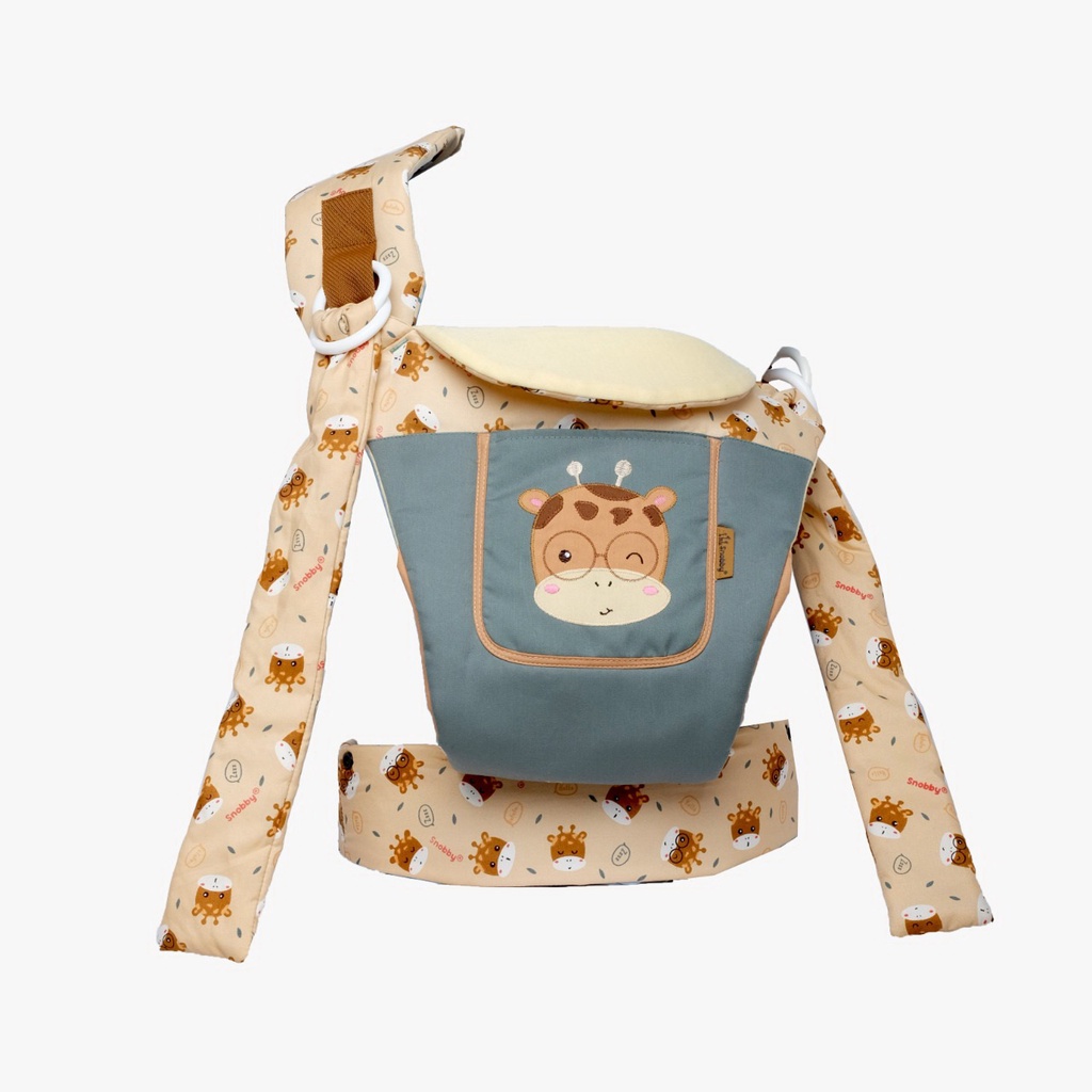 Gendongan depan  ransel saku bordir Twiza series Snobby (TPG 6941)