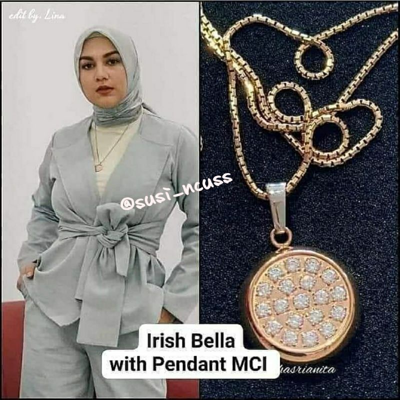 KALUNG KESEHATAN-KALUNG LSW ROSE GOLD_KALUNG MCI ASLI_KALUNG KESEHATAN WANITA_KALUNG ORIGINAL MCI