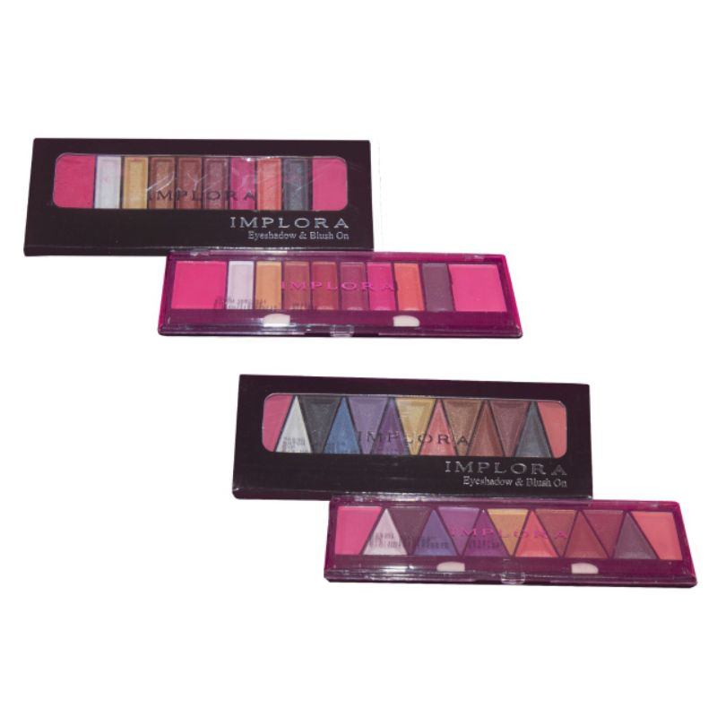 I♥M♥P♥L♥O♥R♥A Implora cosmetic eyeshadow palette perona mata eye shadow big eyes smooky