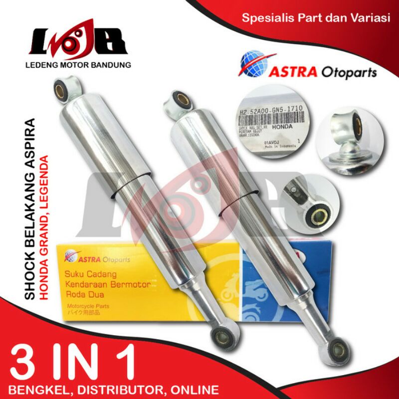 Aspira Shockbreaker Grand Legenda Suspensi Shock Belakang Motor Honda