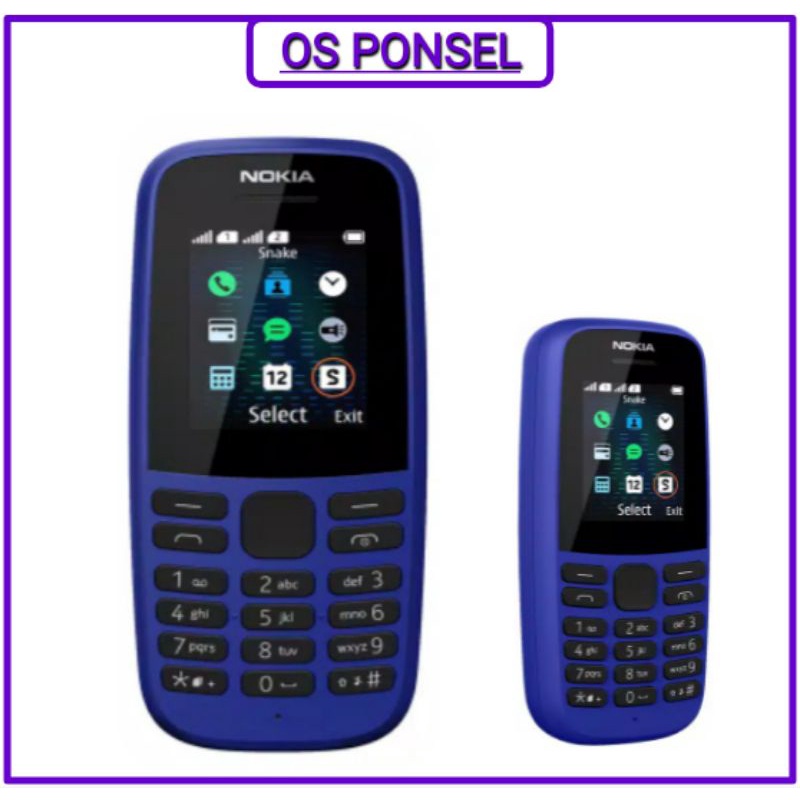 Hp Nokia 105 Dual SIM Card - Blue