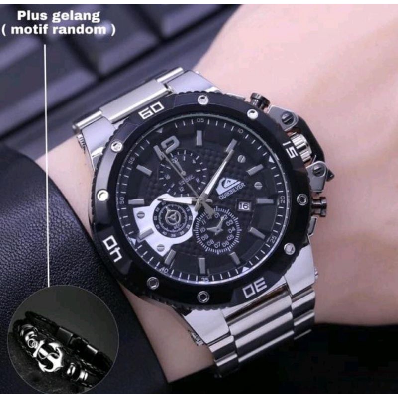 Jam Tangan QuicksiIver Stainliss Steel Jam Tangan Best Seller