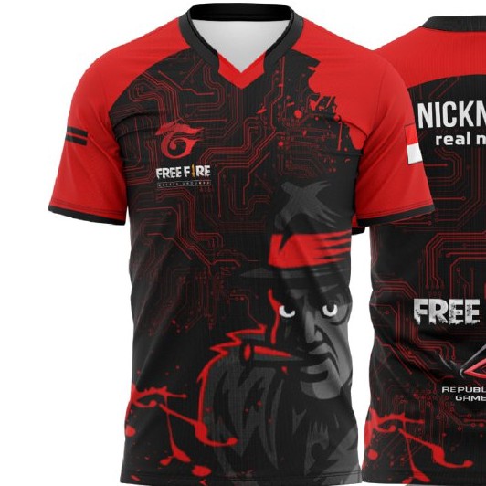 KAOS GAMING JERSEY ESPORTS FREE FIRE PUBG AOV LEAGUE OF LEGENDS MOBILE GARENA