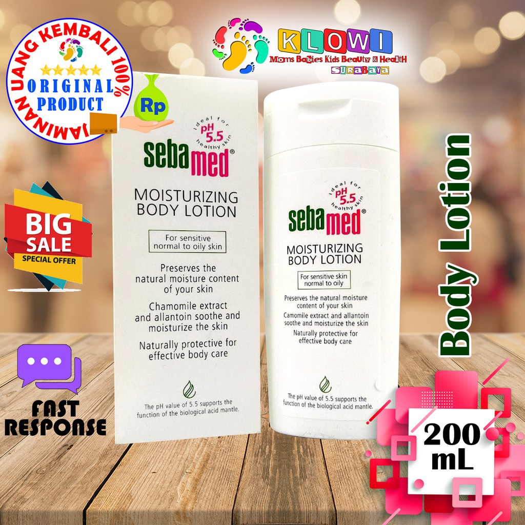 Sebamed Moisturizing Body Lotion / Pelembab Kulit Sensitif