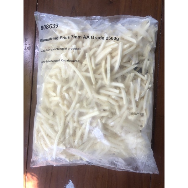 

kentang shoestring aviko 2,5kg / french fries