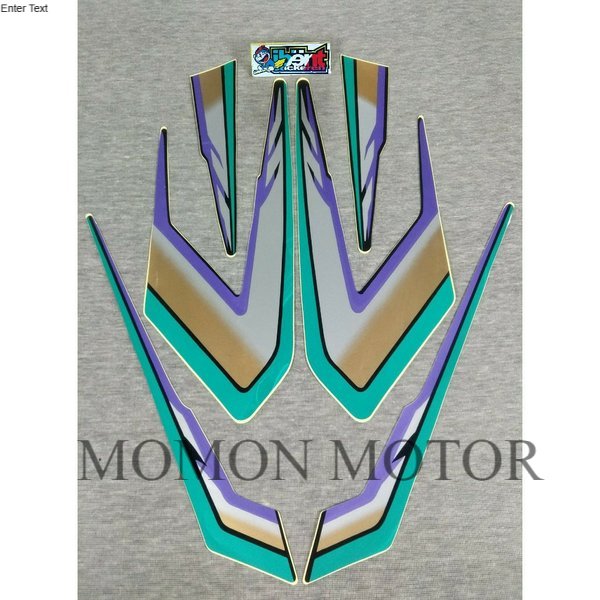 STICKER STRIPING RX SPECIAL BIRU TAHUN 1995 STIKER LIS STANDAR ORI YAMAHA