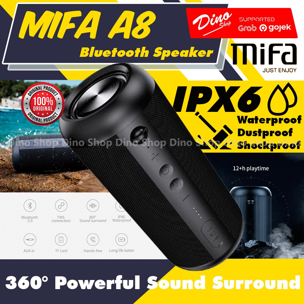 XIAOMI MIFA A8 Outdoor Bluetooth Speaker Portable TWS 30W Stereo Sound ORIGINAL & GARANSI RESMI