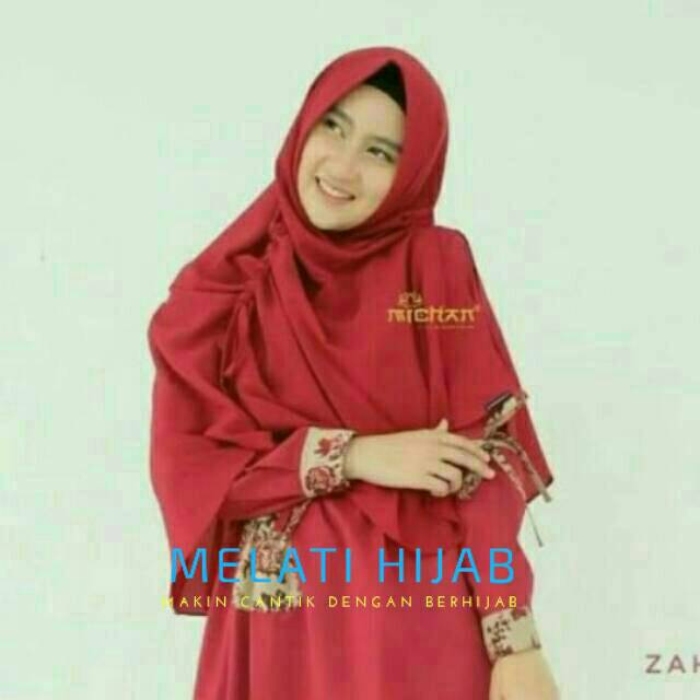 Daily Khimar Jilbab Hijab Kerudung Instan Bergo Jumbo Syari Instan Pet Antem Simple Penguin wolfis