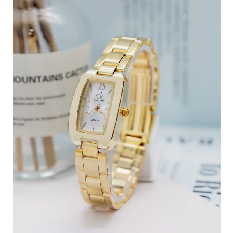 Jam Tangan Wanita CK Rantai Analog / Jam Tangan Analog CK Murah