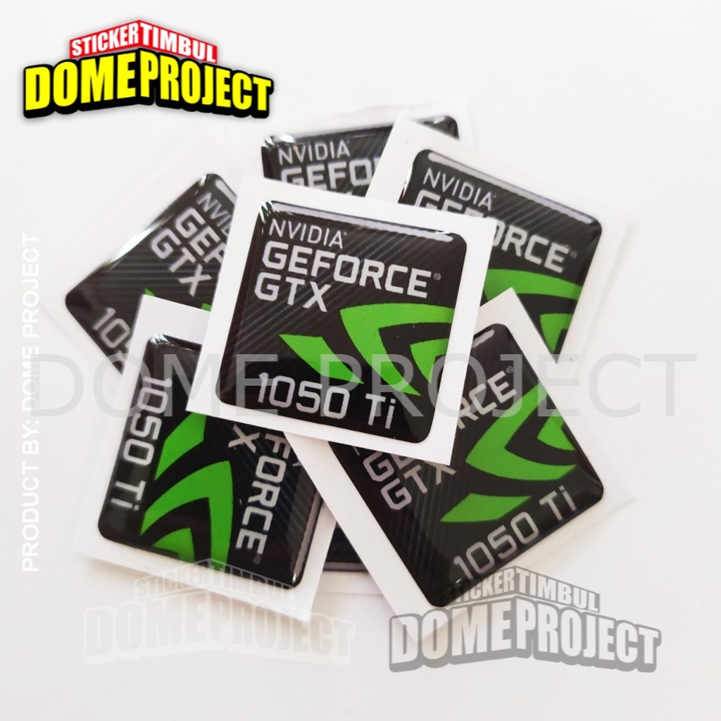 STICKER TIMBUL Aksesoris PC GEFORCE GTX 1050 Ti