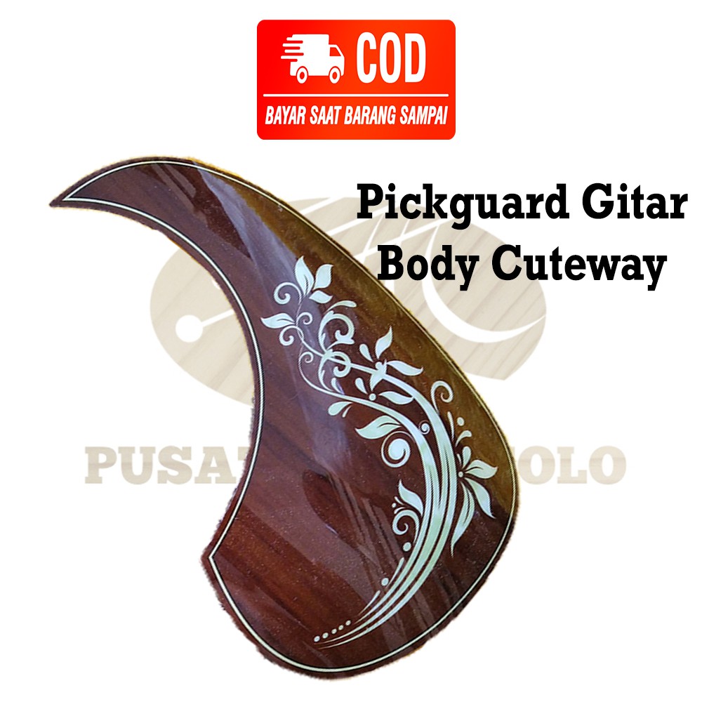 Pickguard Gitar Akustik Body Cuteway