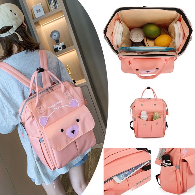 OMYGOOSE TAS BAYI / DIAPERS BAG / TAS BOTOL BAYI / DIAPERS BAGS BEAR